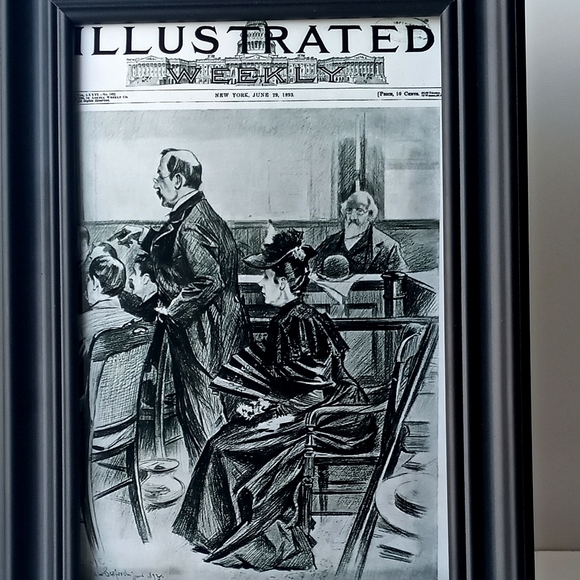 Serial Killer Lizzie Borden Vintage Retro Gothic Crime 1900s Victorian Newspaper - Picture 3 of 10